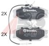 A.B.S. 36769S Brake Pad Set, disc brake